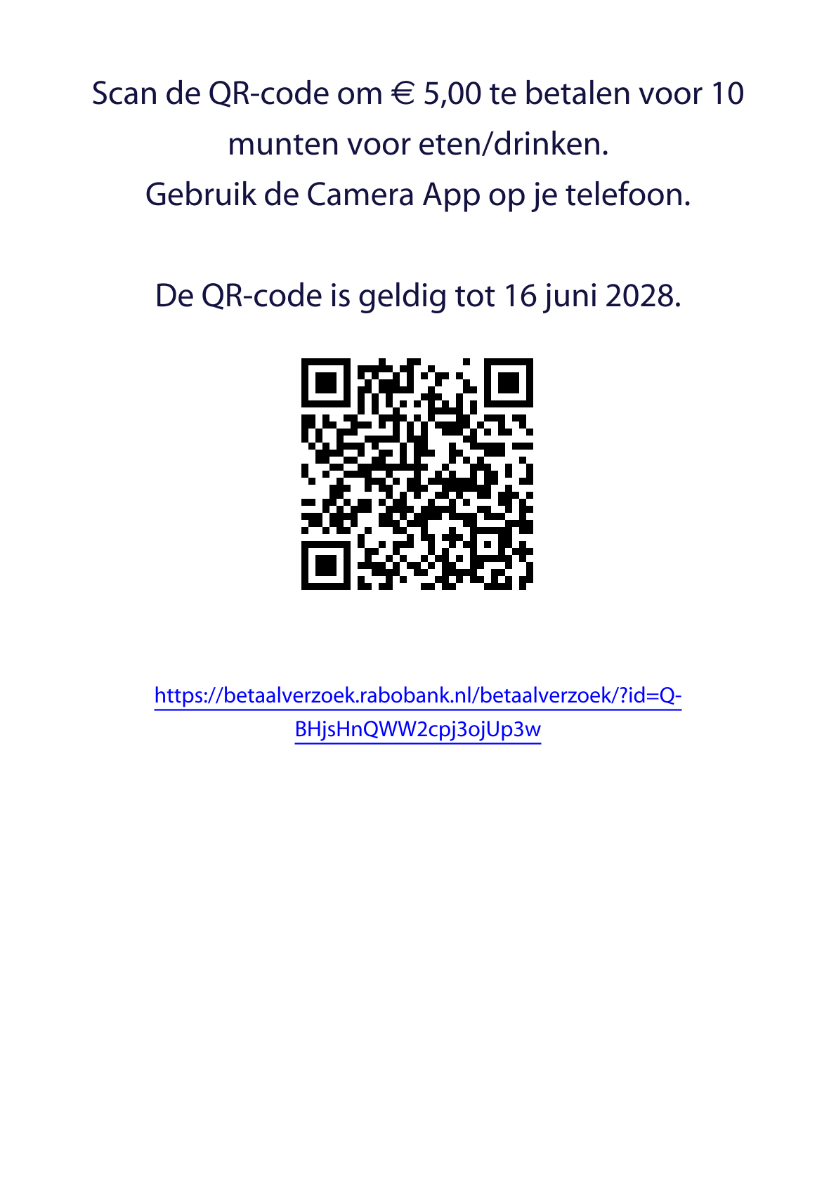 QR code for 10 coins payment