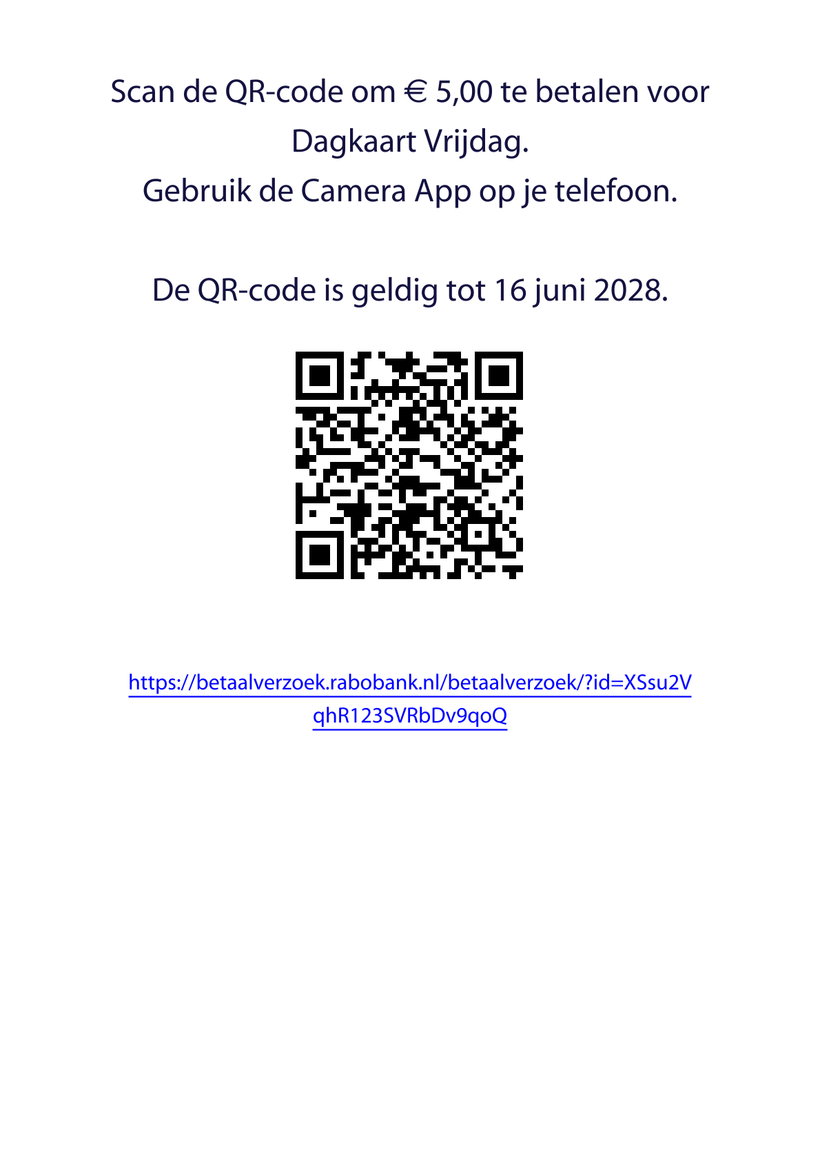 QR code Dagkaart Vrijdag